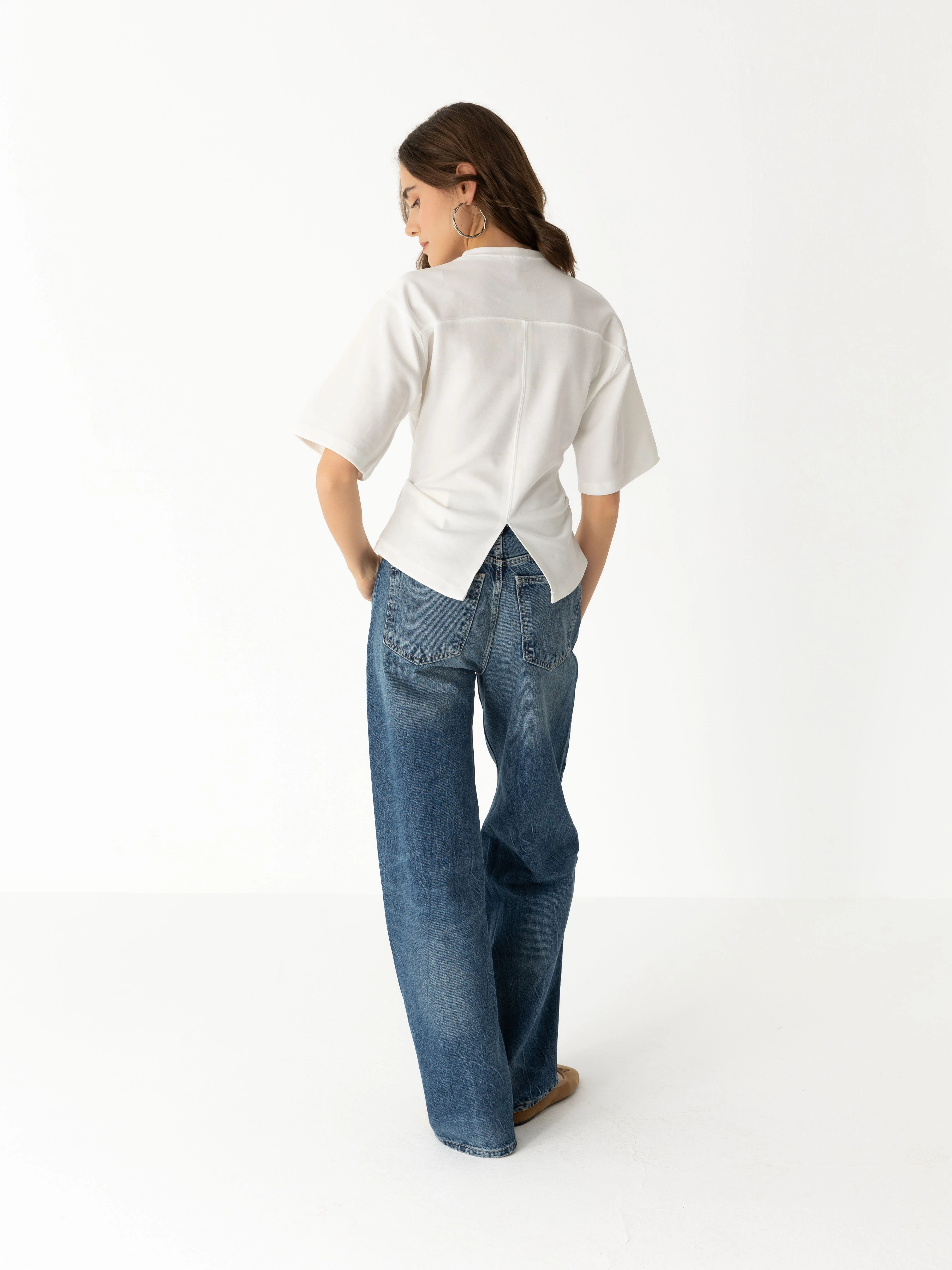 Backstage Top - Beyaz