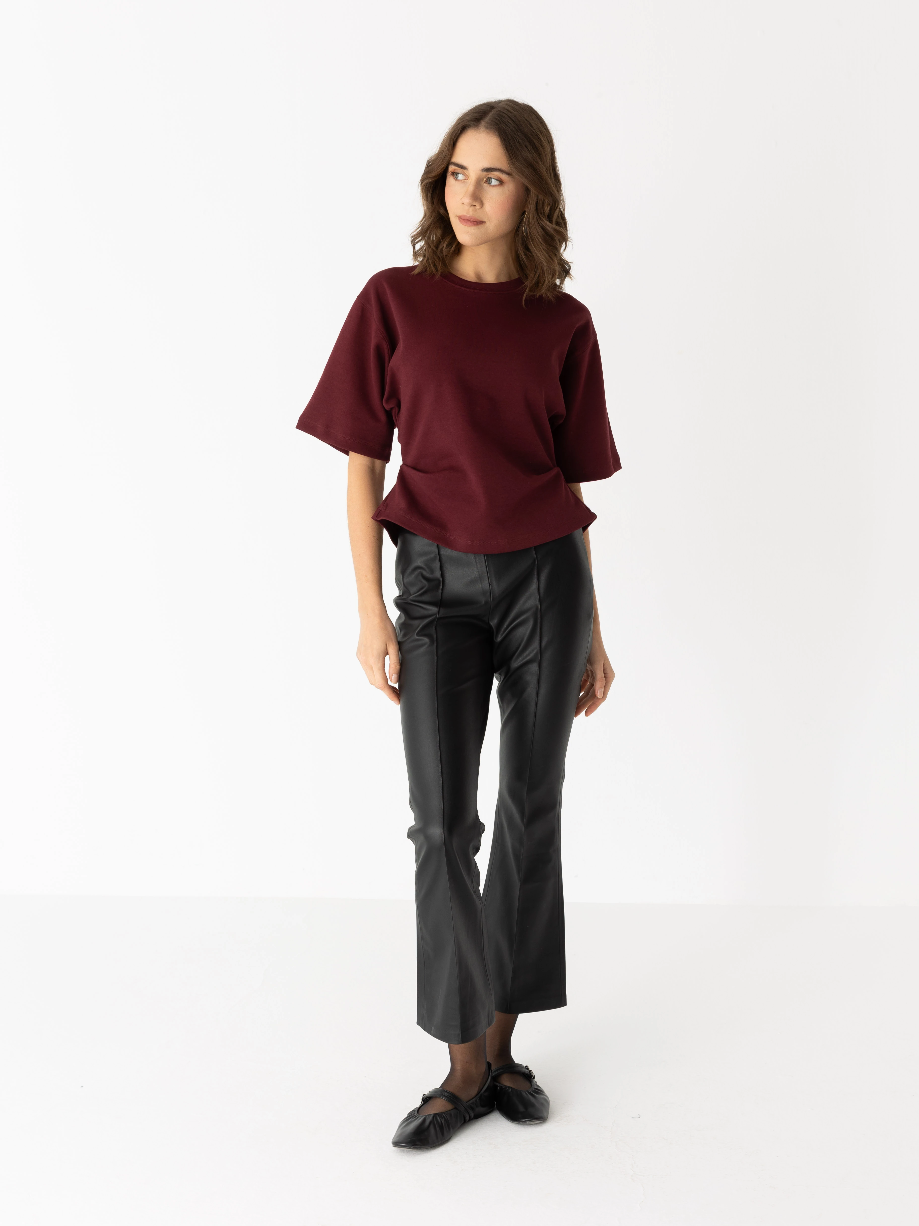 Backstage Top - Bordo