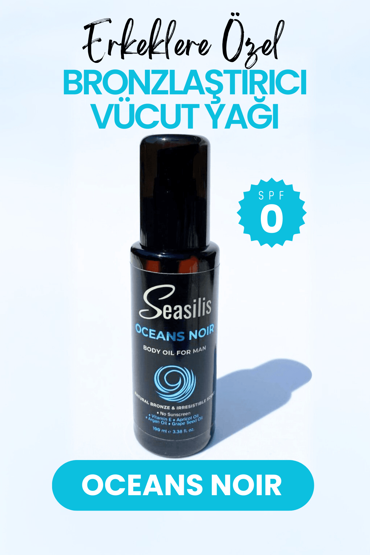 Seasilis Ocean Noir Body Oil / Bronzlaştırıcı Yağ - 100 ml