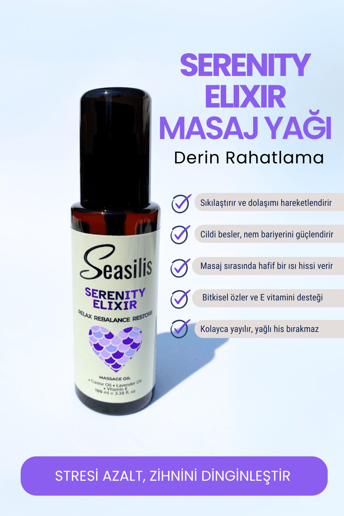 Seasilis Serenity Elixir Masaj Yağı - 100 ml