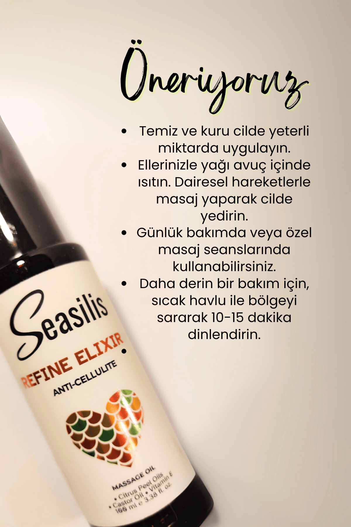 Seasilis Refine Elixir Masaj Yağı - 100 ml