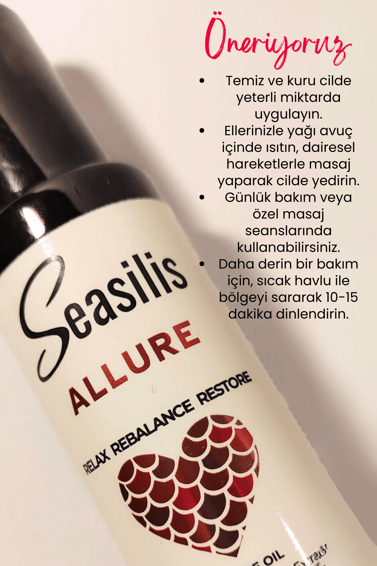 Seasilis Allure Masaj Yağı - 100 ml