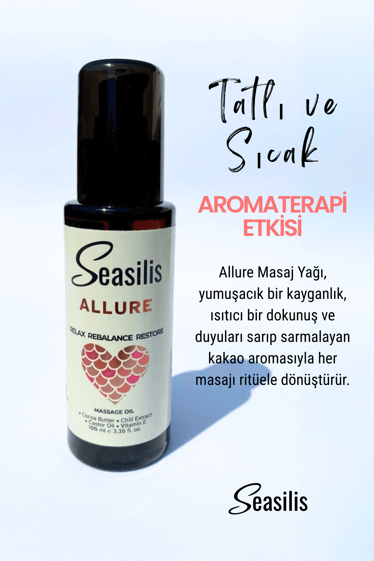 Seasilis Allure Masaj Yağı - 100 ml