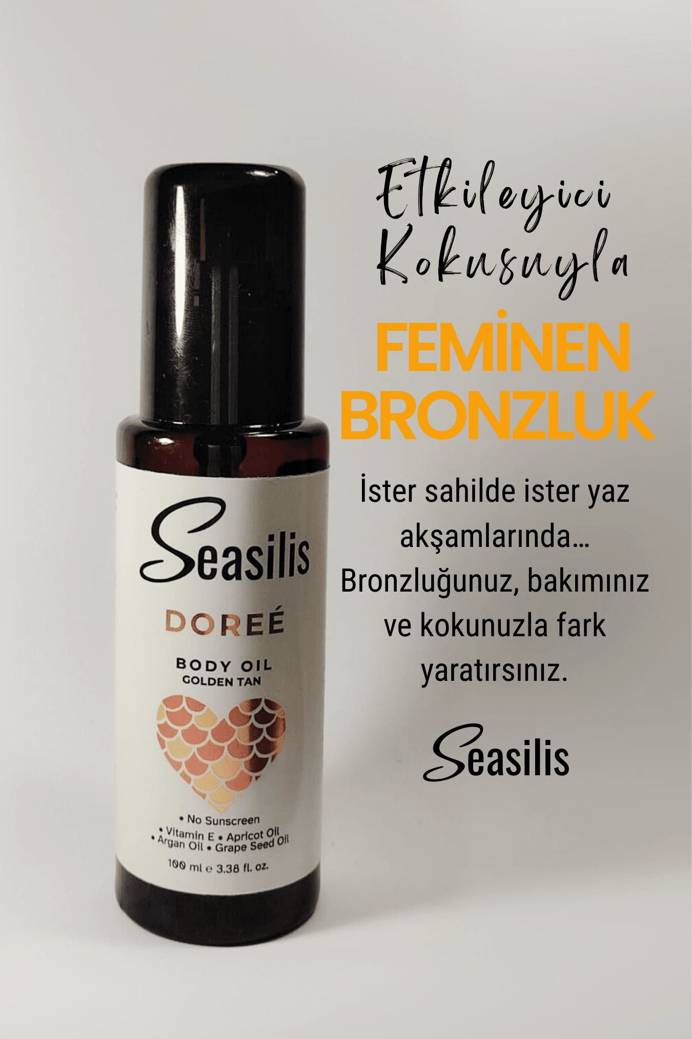 Seasilis Doreé Bronzlaştırıcı Vücut Yağı - 100 ml