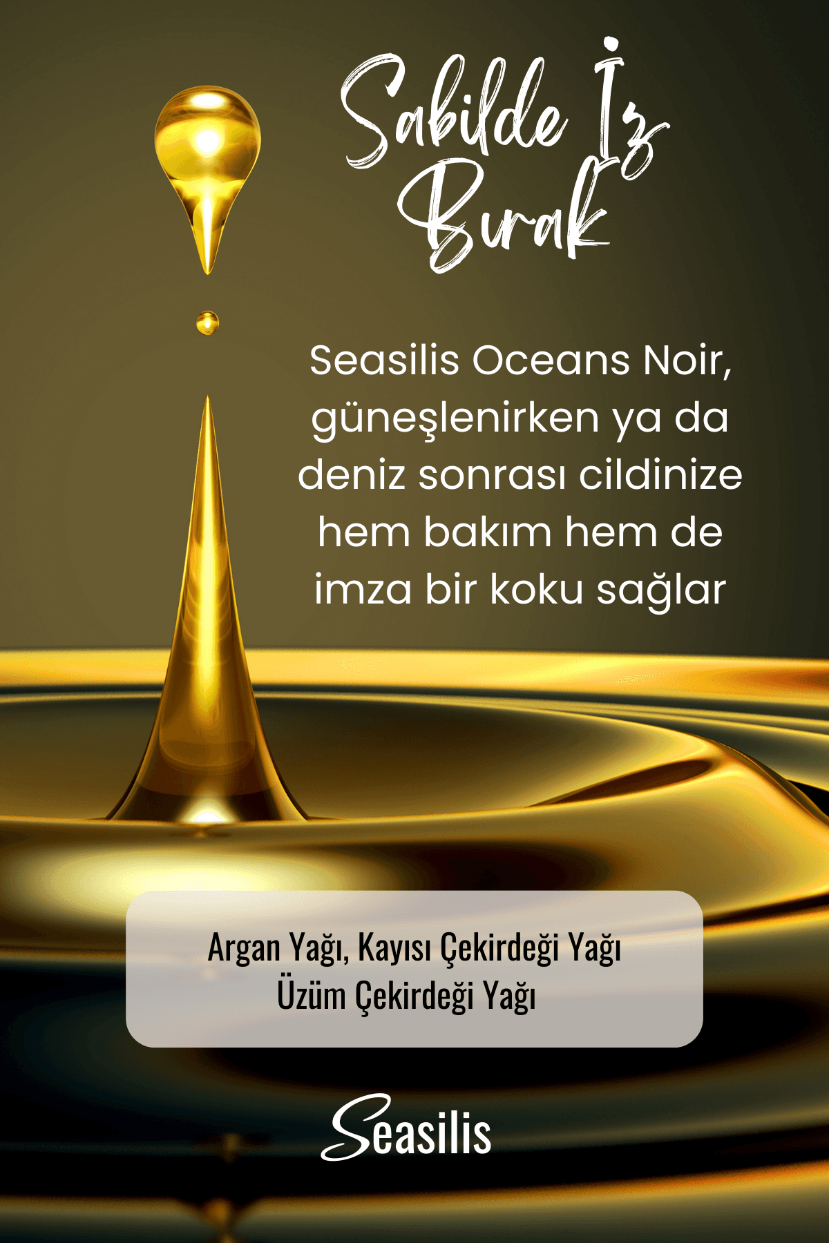 Seasilis Ocean Noir Body Oil / Bronzlaştırıcı Yağ - 100 ml