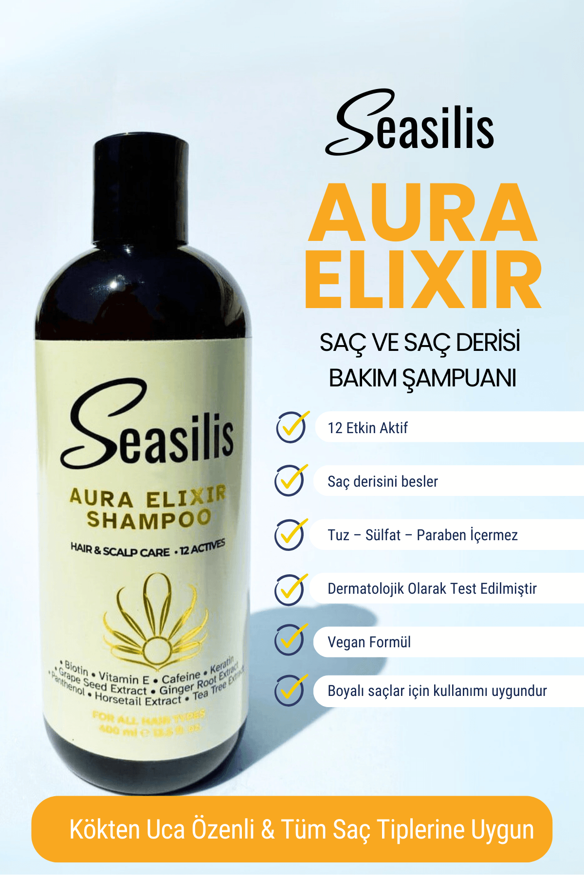 Seasilis Aura Elixir Shampoo - 400 ml