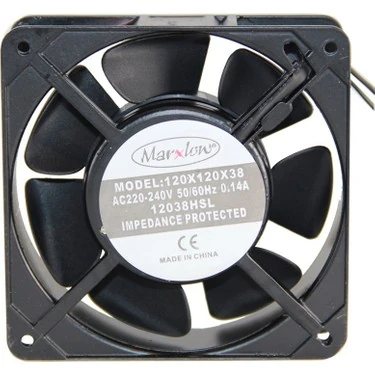 12038HSL-HSL 220V 12x12 FAN KARE 20W 0,14A 2300 Rpm