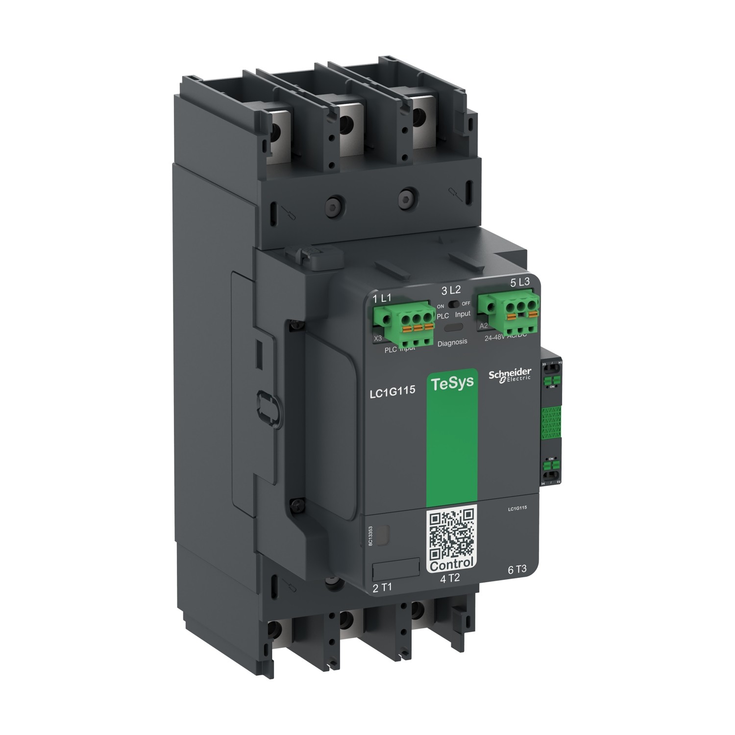 LC1G225LSEA-High power contactor, TeSys Giga, 3 pole (3NO), AC-3