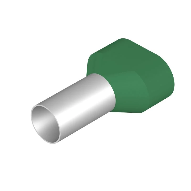 9037360000-H16,0/29 ZH GN Wire-end ferrule, Twin wire-end ferrule, 20 mm, 16 mm, green