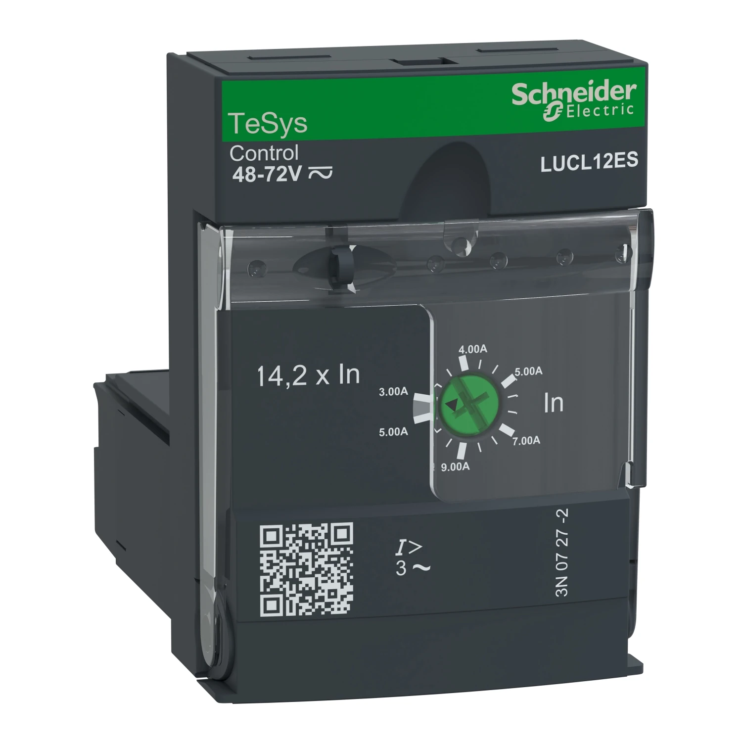 LUCL12ES-Standard control unit, TeSys U, 3-12A, 3P motors, magnetic protection, coil 48-72V AC/DC