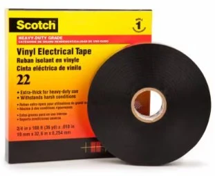 SCOTCH22-Scotch® 22 Ağır İşlere Uygun Vinil Elektrik Bandı - 19 mm x 33 M