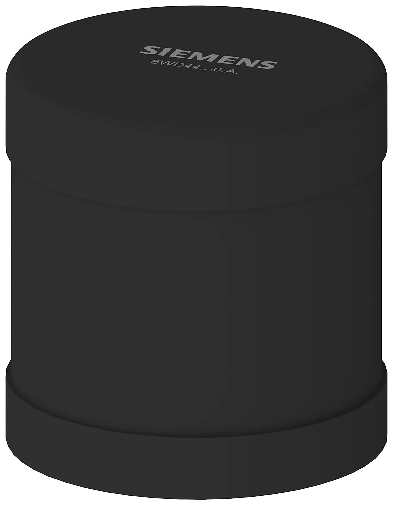 8WD4420-0FA-Buzzer element, continuous tone or pulsating, adjustable, 85 dB, black, 24 V AC/DC, diameter 70 mm