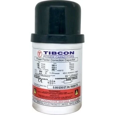 CYL-0.25-220-PIN-0,25 kVAr Monofaze Silindir Kondansatör