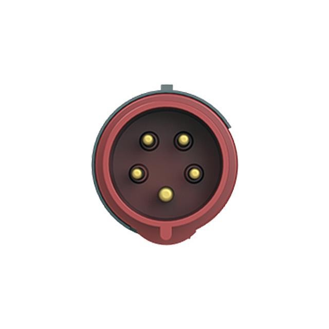 2CMA101995R1000-Amphenol Industrial, Easy & Safe IP44 Red Cable Mount 3P + N + E Industrial Power Plug, Rated At 32A, 415 V