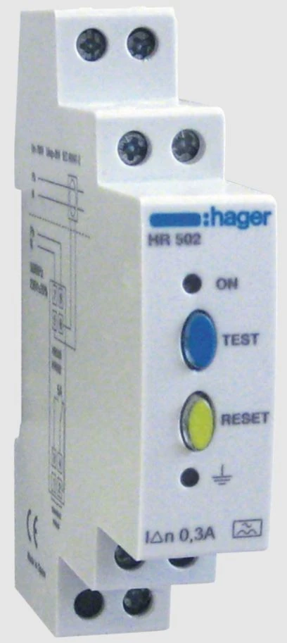 HR502-Earth Leakage Relay 0.3A instantaneous Trip Type A