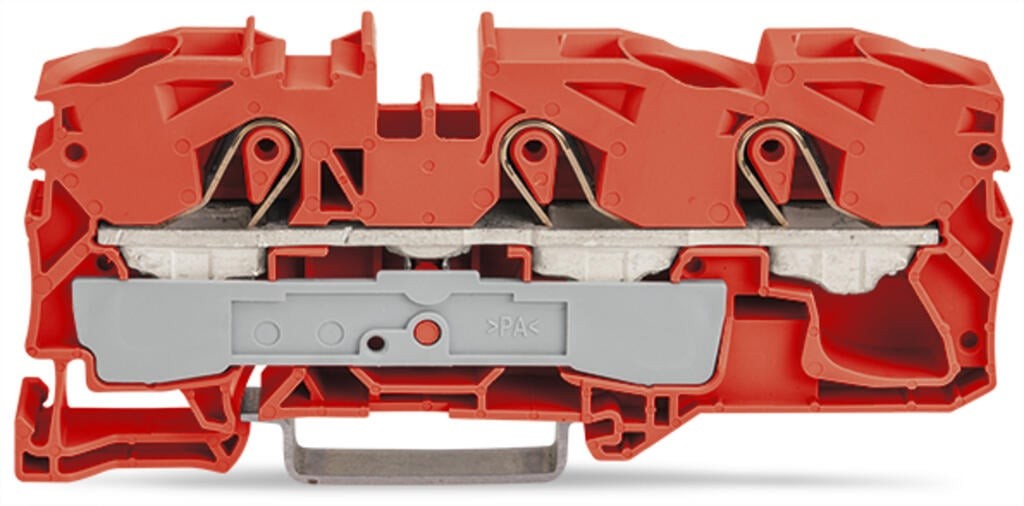 2016-1302-3-conductor through terminal block; 16 mm²; suitable for Ex e II applications; side and center marking; for DIN-rail 35 x 15 and 35 x 7.5; Push-in CAGE CLAMP®; 16,00 mm²; orange
