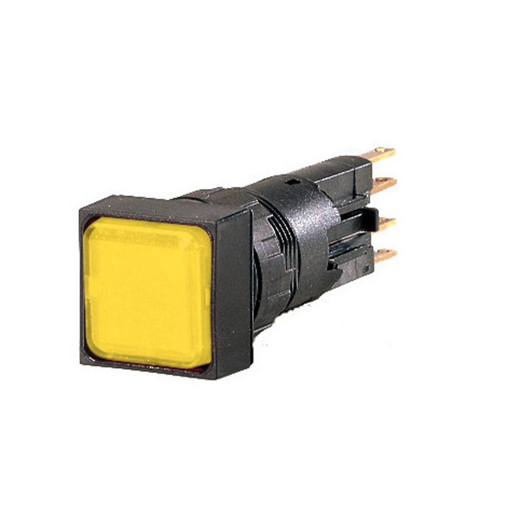 088448-RMQ16 Indicator light, raised, yellow, +filament lamp, 24 V Q18LH-GE/WB