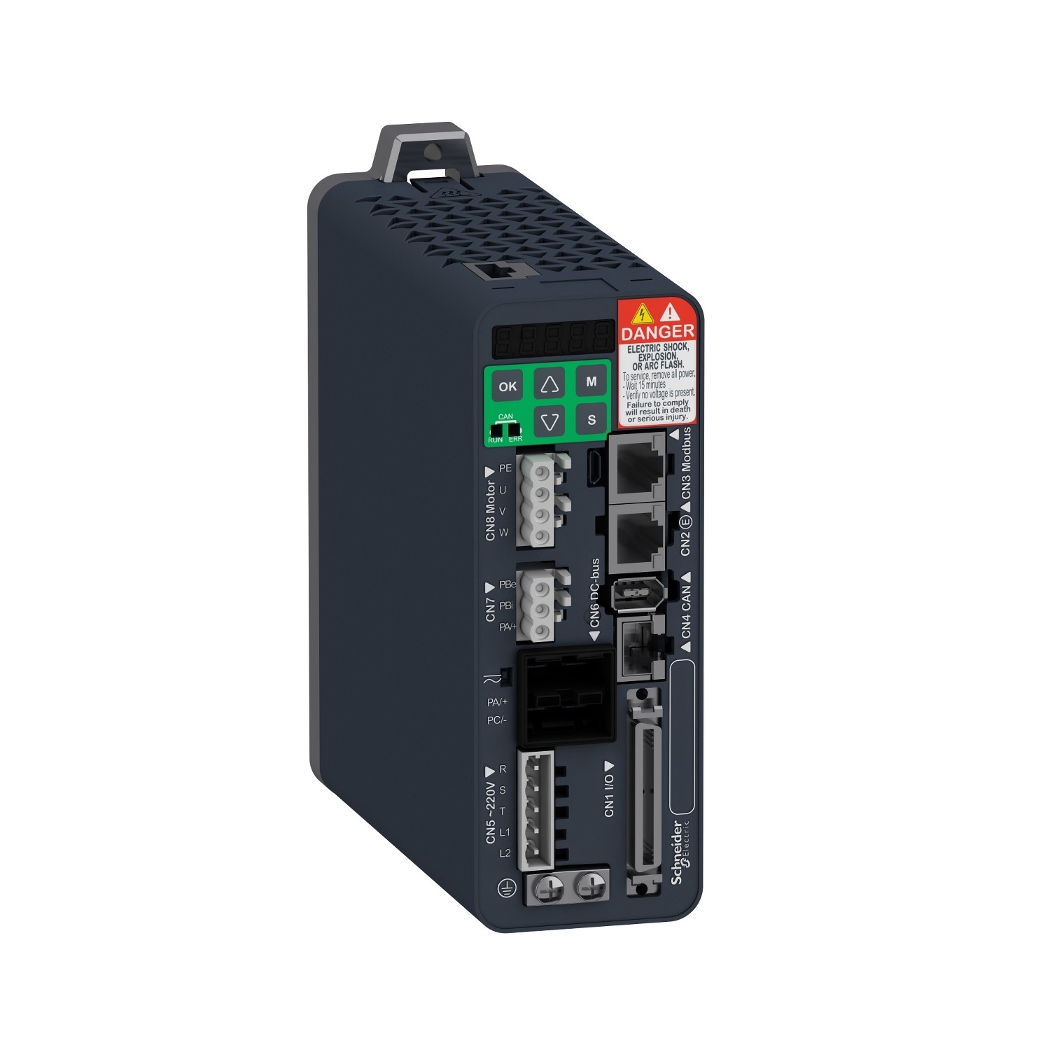 LXM28EU07M3X-motion servo drive, Lexium 28, single and three phase, 200 to 240V, 750W, EtherCat