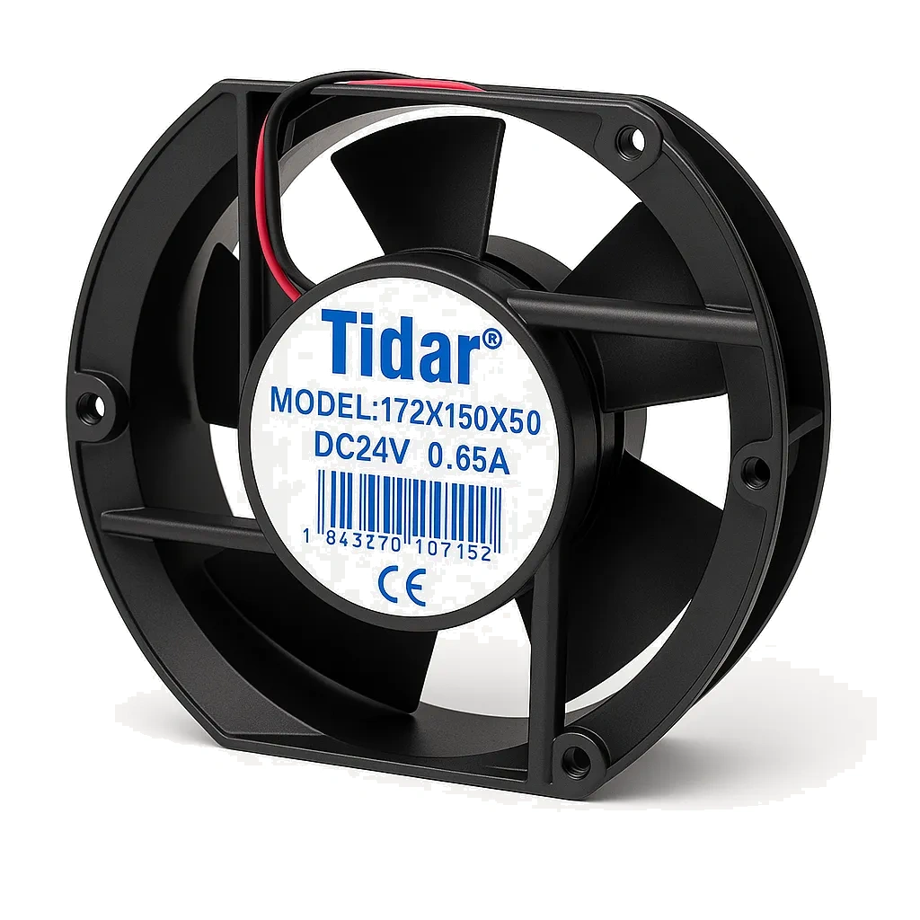 TF-24VDC-Tidar 172x150x50mm 24VDC Kare Fan
