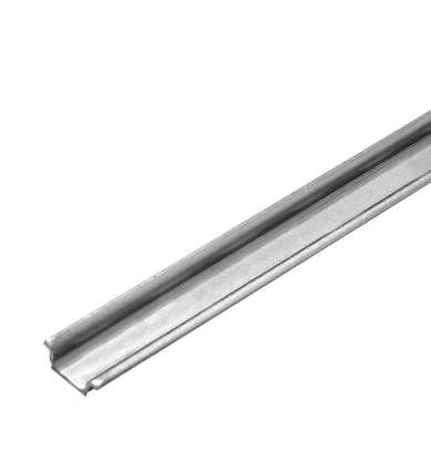 1100110-15X5,5 DÜZ GALVANİZ KAPLI DIN MONTAJ RAYLARI,1MT