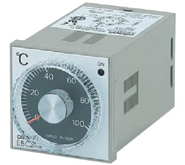 E5C2R20PD-AC100240-0300-DIN-sized (48 x 48 mm) Temperature Controller with Analog Setting