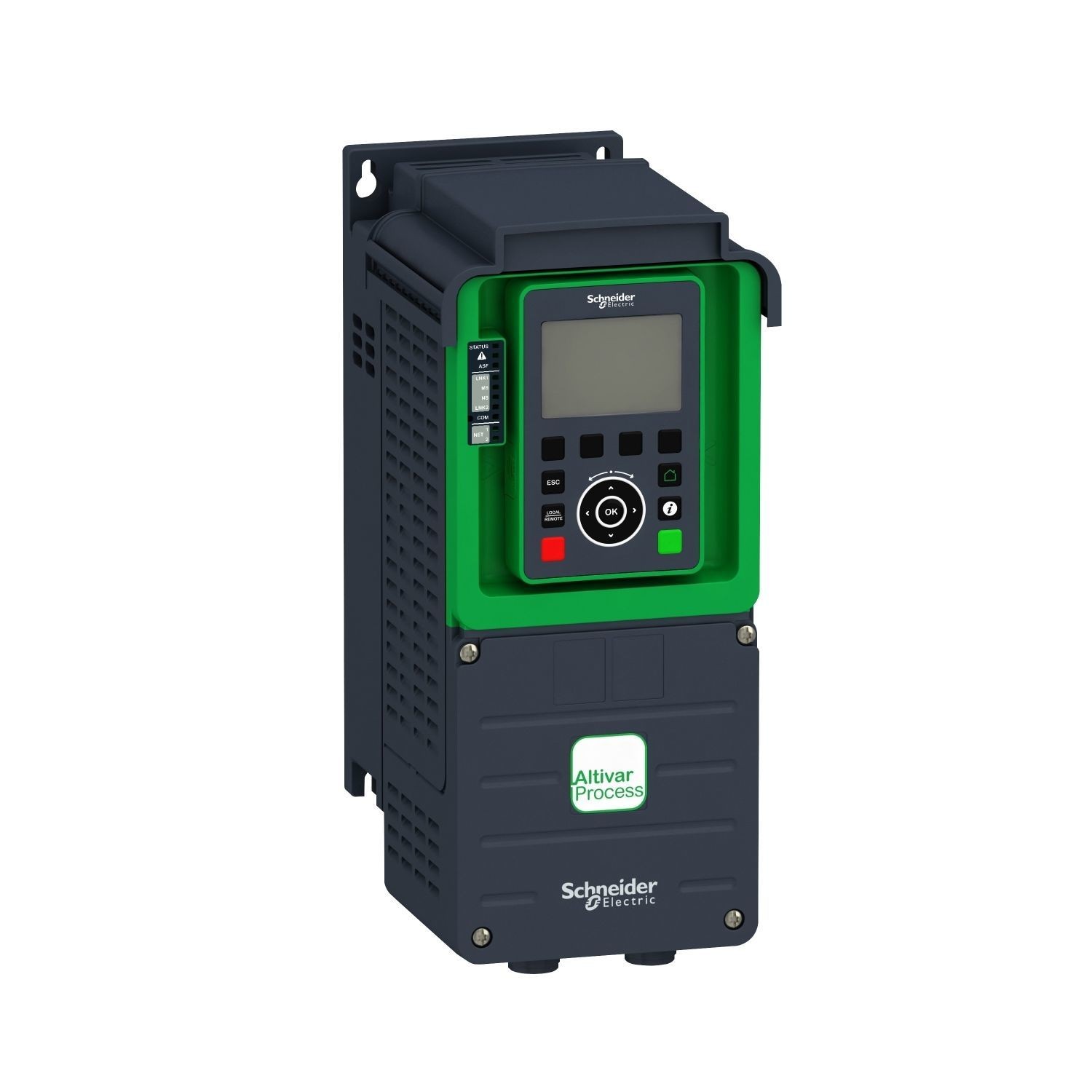 ATV930U22N4 - Variable speed drive, Altivar Process ATV900, ATV930, 2,2 kW, 400/480 V, with braking unit, IP21