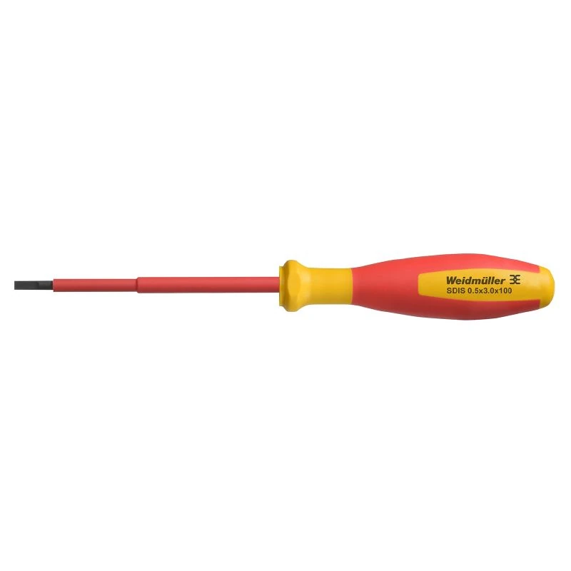 2749800000-Screwdriver, Blade width (B): 3 mm, Blade length: 100 mm, Blade thickness (A): 0.5 mm