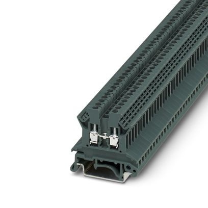 3246311-TB 2,5 I - Feed-through terminal block, nom. voltage: 800 V, nominal current: 24 A, number of connections: 2, number of positions: 1, connection method: Screw connection, Rated cross section: 2.5 mm2, cross section: 0.5 mm2 - 4 mm2, mounting type