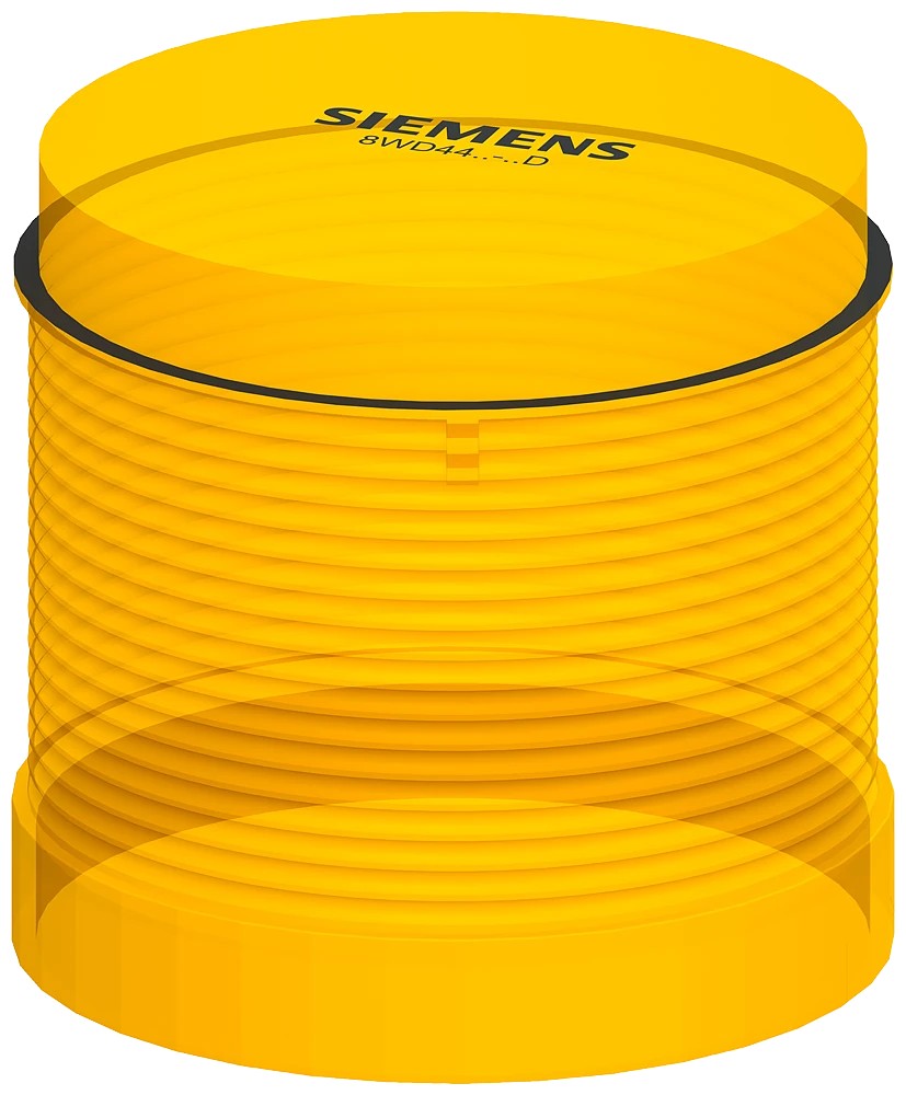 8WD4420-5AD-Continuous light element, with integrated LED, yellow, 24 V AC/DC, Diameter 70 mm