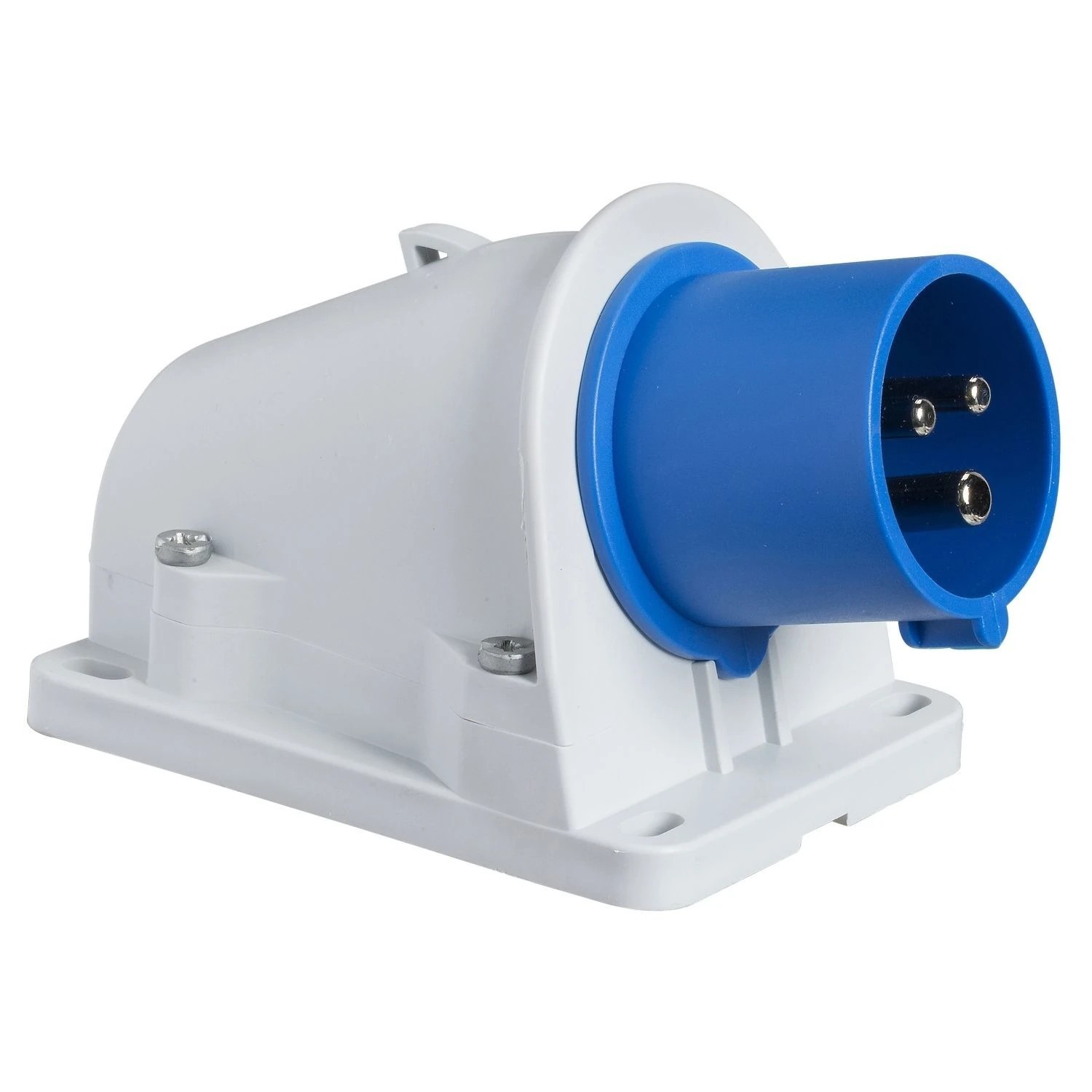 PKX32W423-PratiKa plug - angled - 32A - 2P + E - 200...250 V AC - IP44 - wall-mounted