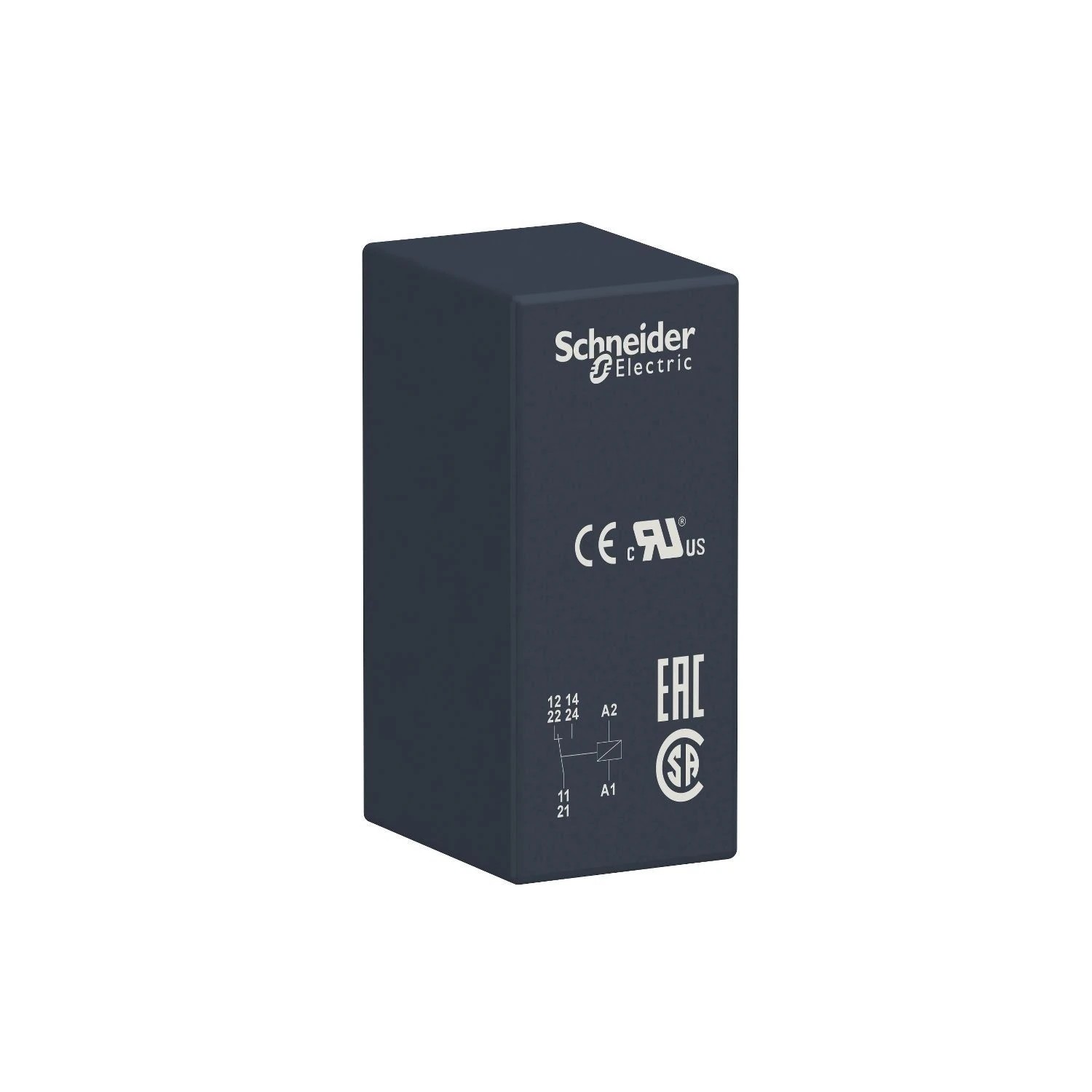 RSB1A160JD-interface plug-in relay, Harmony electromechanical relays, 16A, 1CO, 12V DC