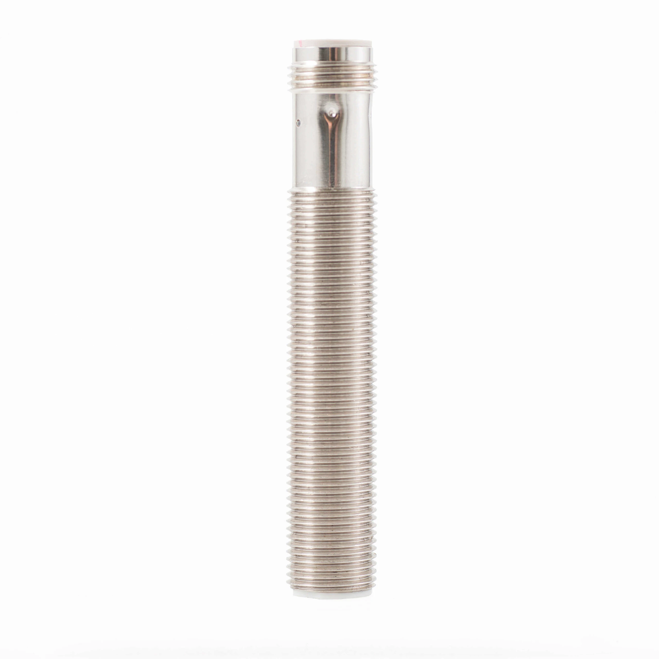 E2B-M12LS04-M1-C2-Inductive sensor, brass-nickel, long body, M12, straight head, 4mm, DC, 3-wire, NPN-NC, M12 connector