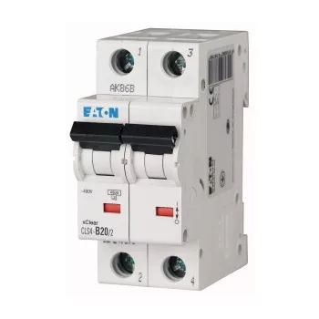 247874 Disjoncteur miniature CLS4-B6/2. 2P, 6 A, caractéristique B, 4,5 kA.