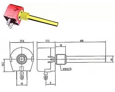 10KTTPOT-10K Tek Tur Potans