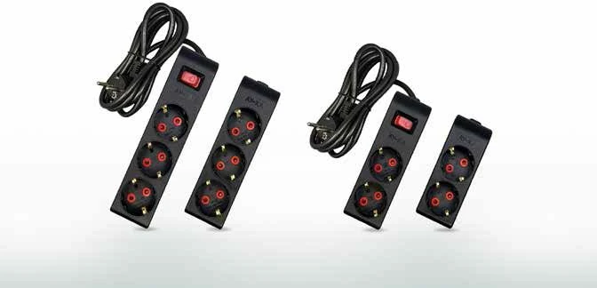 23-0300-000-3 Gang Grounded Group Socket Without Cable