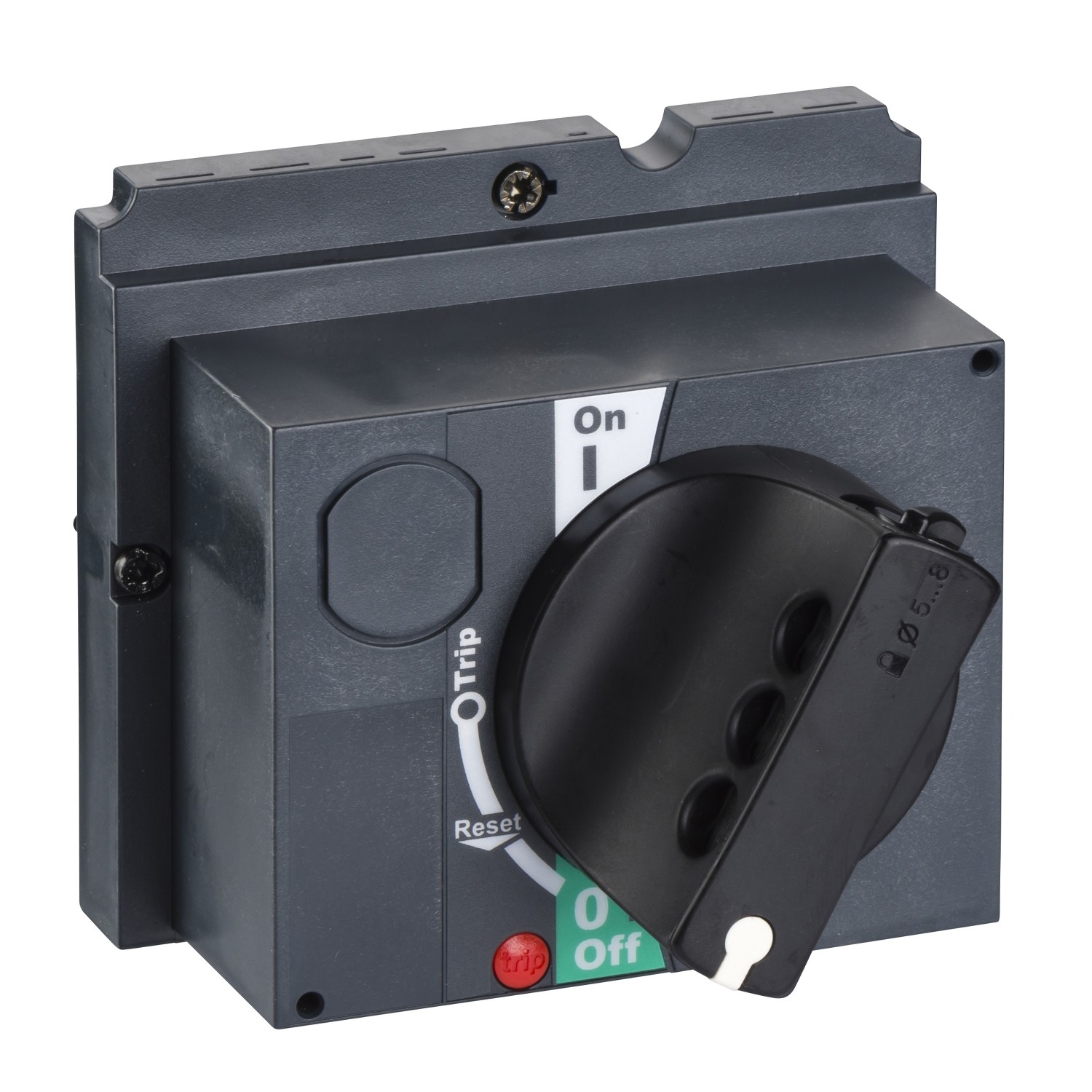 LV429337-Direct rotary handle, EasyPact CVS100/160/250, black handle, IP40