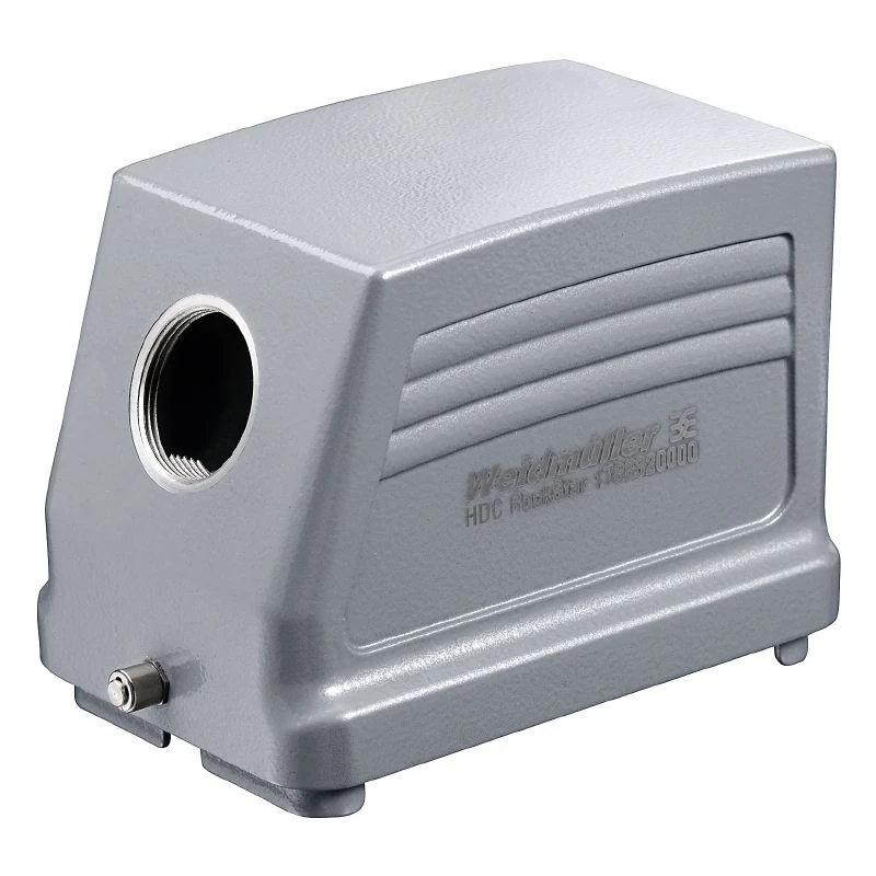 1650850000-HDC 48B TSLU 1PG29G HDC korpusları, Ölçü: 12, Mühafizə dərəcəsi: IP65, tıxaclı vəziyyətdə, Yan tərəfdən kabel girişi, Ştepsel yuvası, Ucu bağlayan sıxac, aşağı tərəf, Standart, Kabel girişlərinin ölçüsü: PG 29