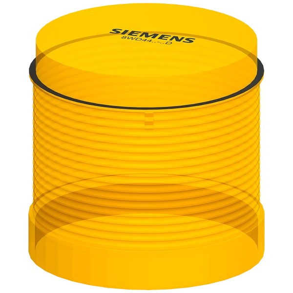 8WD4420-5BD-Flashlight element, with integrated LED, yellow, 24 V AC/DC, Diameter 70 mm
