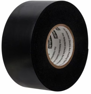 7100004537-Scotch® Fire-Retardant Electric Arc Proofing Tape 77, Black, 38 mm