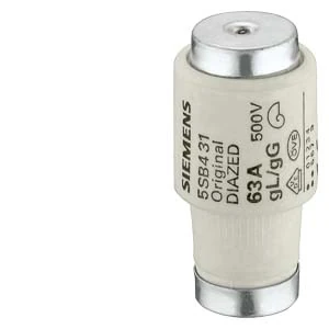 5SB431-DIAZED fuse link 500 V for cable and line protection gG, size DIII, E33, 63A