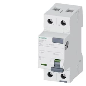 5SV4617-0-Residual current operated circuit breaker, 2-pole, Type AC, In: 80 A, 300 mA, Un AC: 230 V