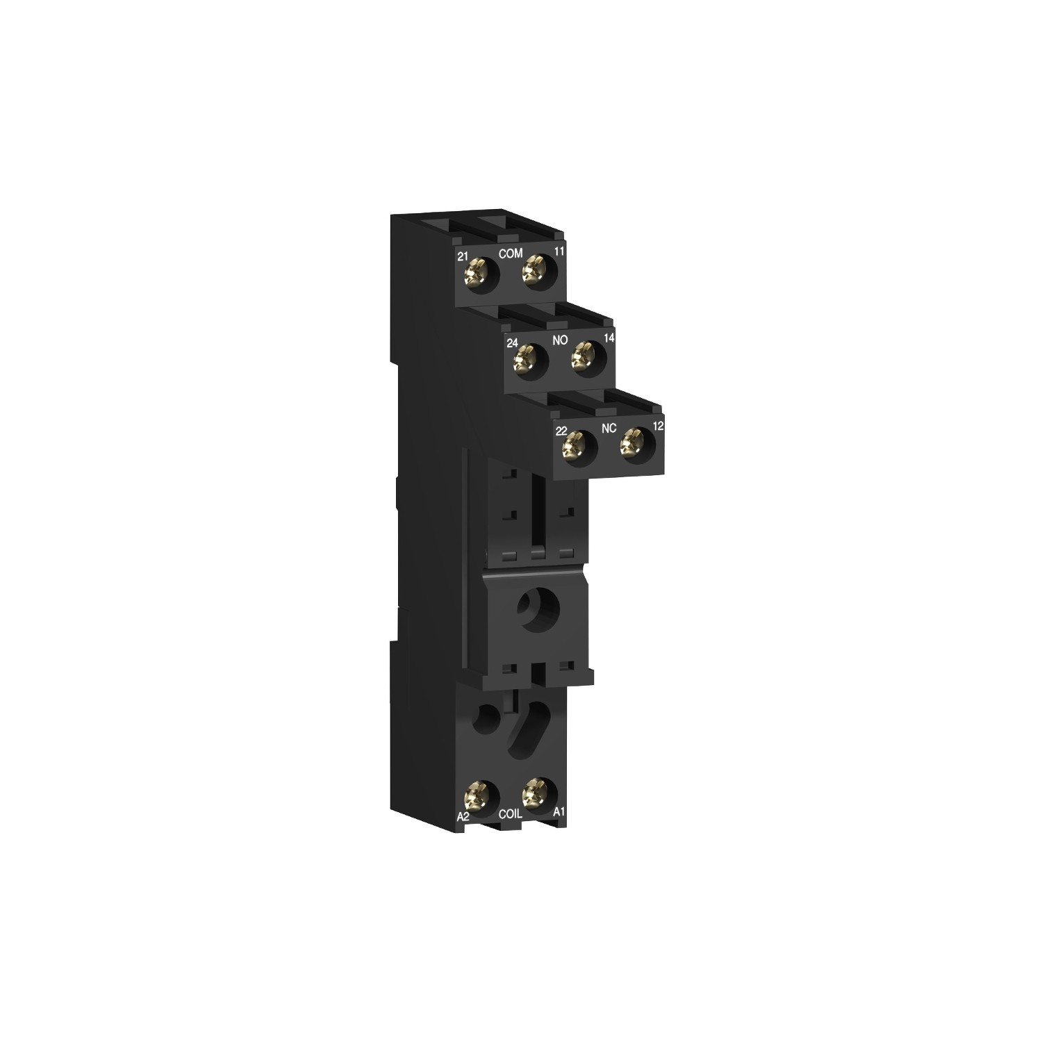 RSZE1S48M-Socket, separate contact, 10 A, relay type RSB, screw connector, 250 V AC