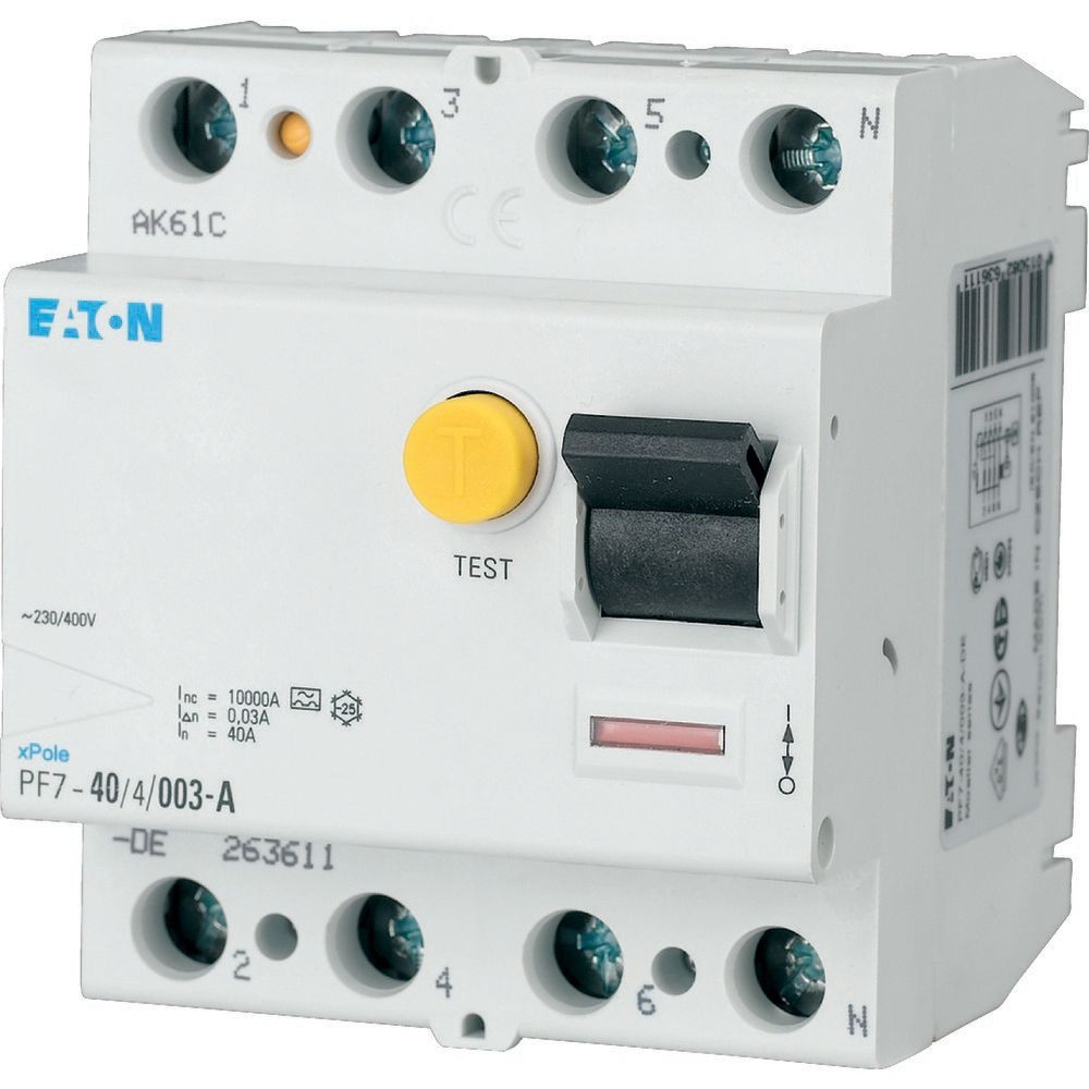 102927-PF7-100/4/03 - Residual current circuit breaker (RCCB), 100A, 4p, 300mA, type AC