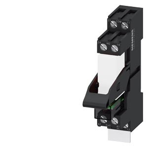 LZS:RT4A4L24-plug-in relay complete unit, 2 changeover contacts, 24 V DC, LED module red, standard plug-in socket screw terminal, 3.5 mm pinning