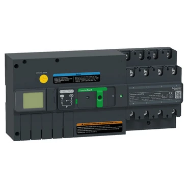 TA16D4L1604TPE-active automatic transfer switch, TransferPacT Active automatic, 160A, 4P, LCD, frame 160A