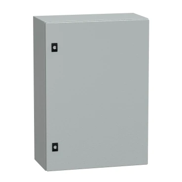 NSYCRN75250P-PanelSeT CRN plain door with mount.plate. H700xW500xD250 IP66 IK10 RAL7035..