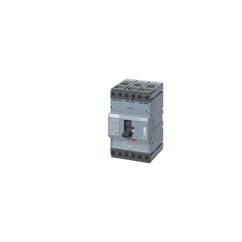 3VT1708-2DM36-0AA0-circuit breaker 3VT1 standard breaking capacity Icu=25kA, 415V AC 3-pole, motor protection trip unit TM, LI In=80A rated current IR=63...80A overload protection II=800A, short-circuit prot. without auxiliary release without auxiliary/al