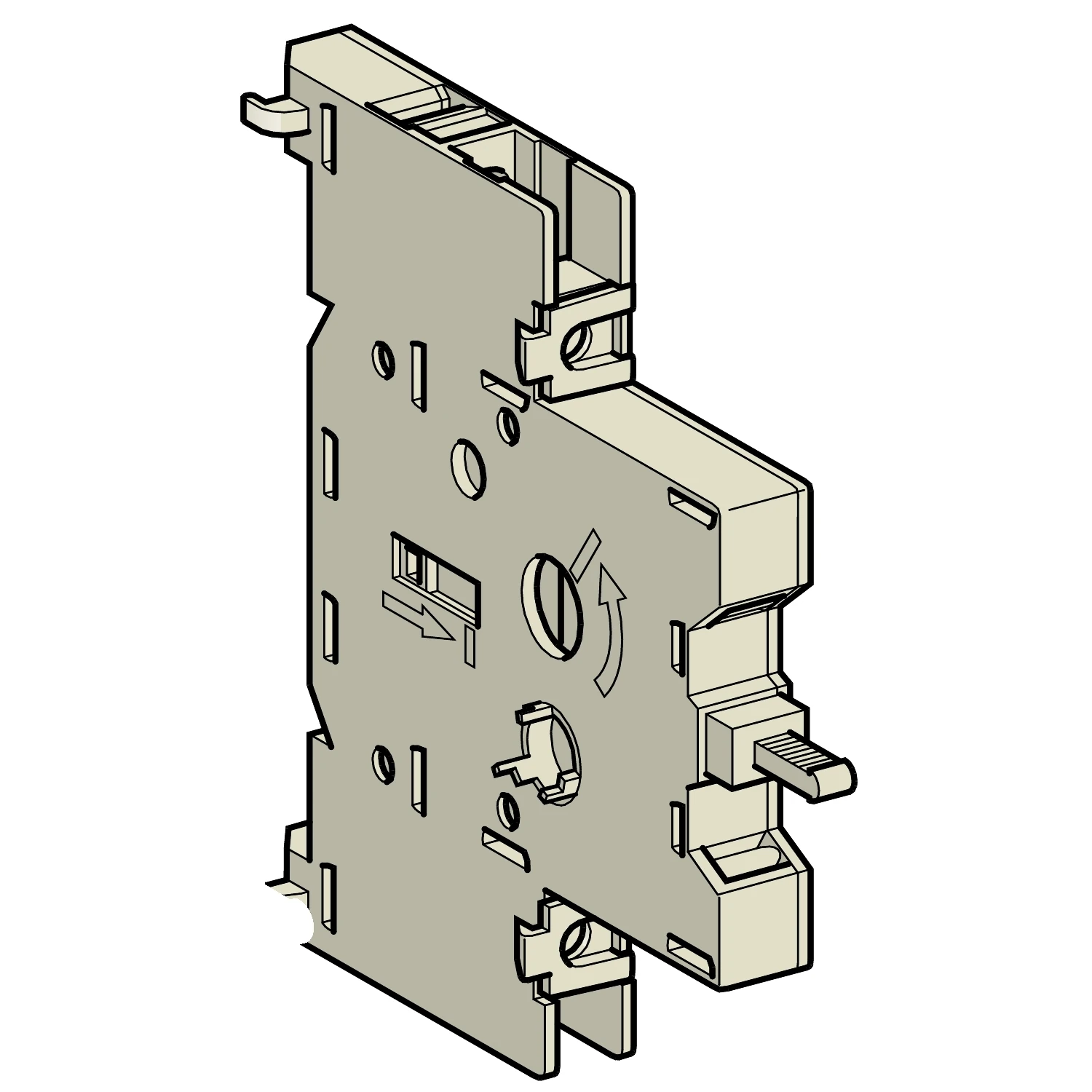 GK2AX50-TeSys Deca - auxiliary contact - 1 NO + 1 NC