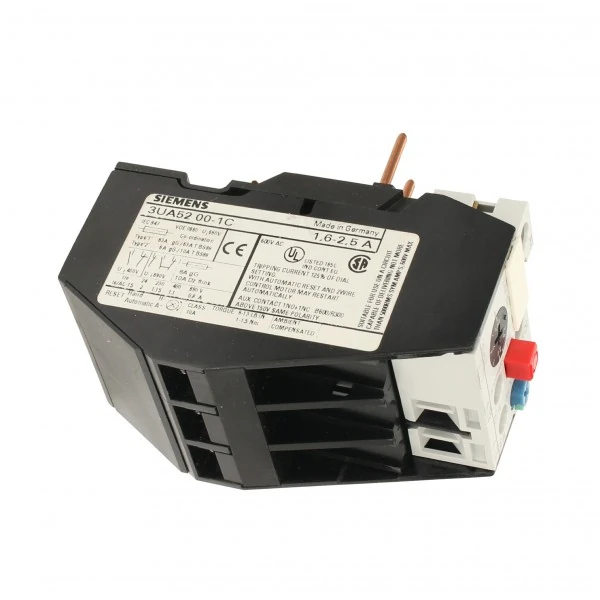 3UA5200-1C-THERMAL.DELAYED OVERLOAD RELAY F.MOUNTG.ONTO CONTACT./STARTERS SETTING RANGE 1.6 TO 2.5A 1NO+1NC