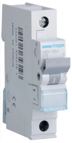 MT125A-MCB 1P 6kA B-25A 1M